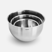 Tál készlet Lucca 3.0, 3 db - Rozsdamentes acél tál készlet