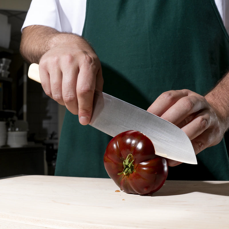 Santoku kés Trino Economy, 17 cm - Kés német acélból, kék