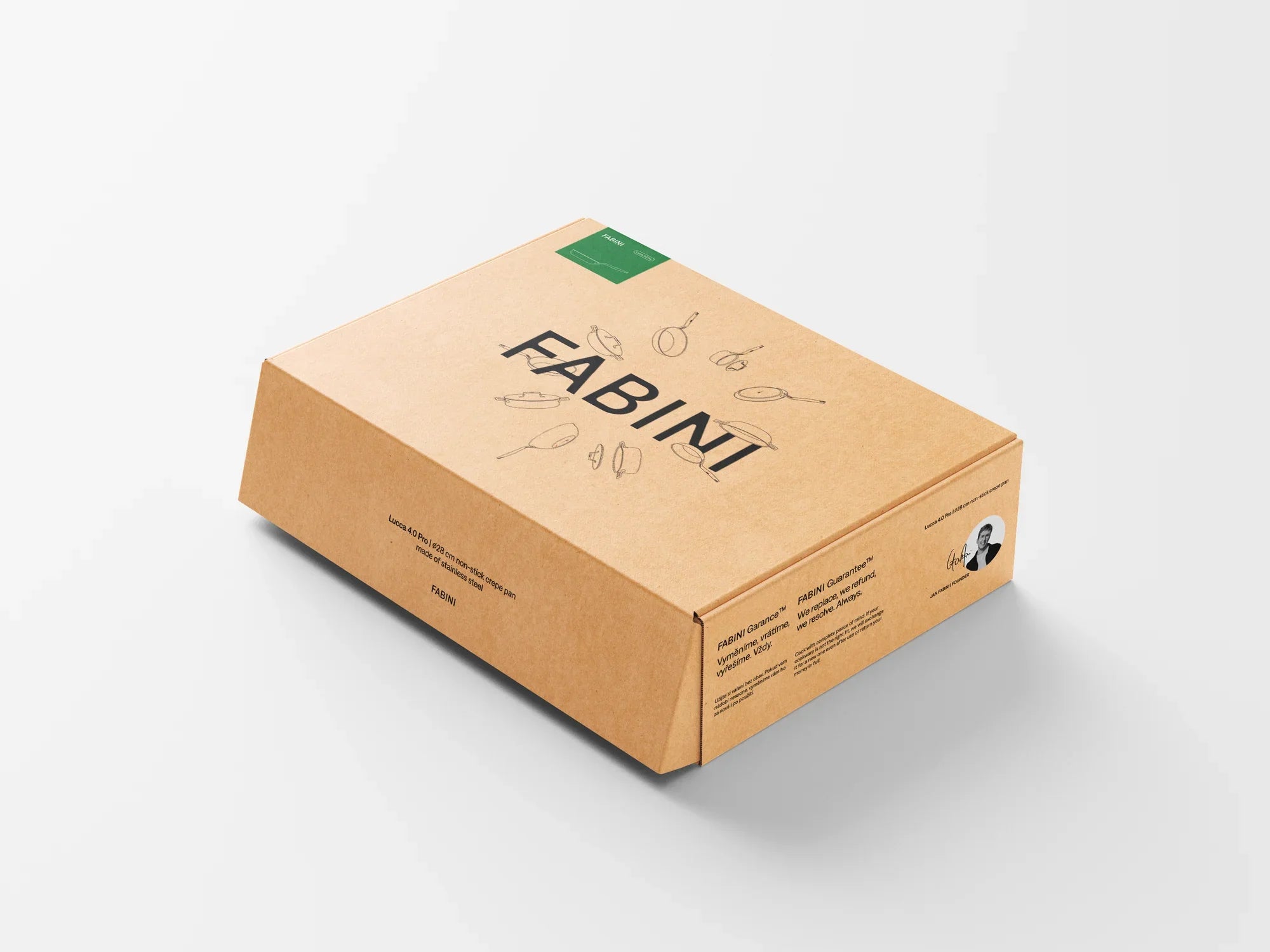 Professzionális rozsdamentes acél edényszett Lucca 4.0 Pro, 12 db - Szegecs nélküli, többrétegű rozsdamentes acél edénykészlet