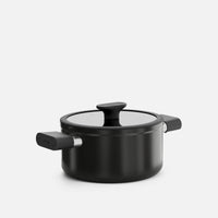 Fazék Meda 5.0 Economy, ø 20 cm (2,6 l) - Tapadásmentes kerámia bevonatú fazék fedővel, fekete