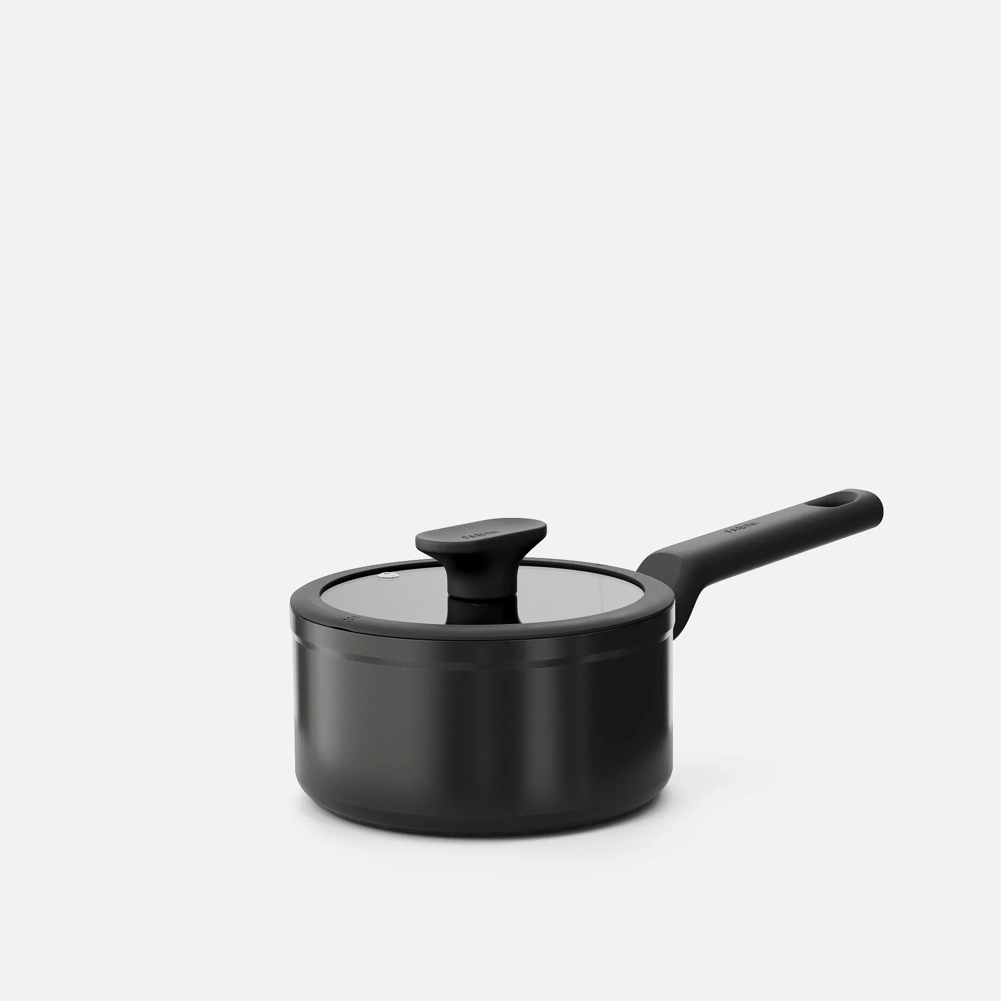 Nyeles lábas Meda 5.0 Economy, ø 16 cm (1,2 l) - Tapadásmentes kerámia bevonatú nyeles lábas fedővel, fekete
