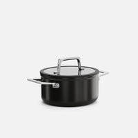 Fazék Meda 5.0 Pro, ø 20 cm (2,6 l) - Tapadásmentes fazék kerámia bevonattal fedővel, fekete