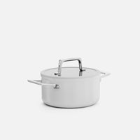 Fazék Meda 5.0 Pro, ø 20 cm (2,6 l) - Tapadásmentes fazék kerámia bevonattal fedővel, világosszürke