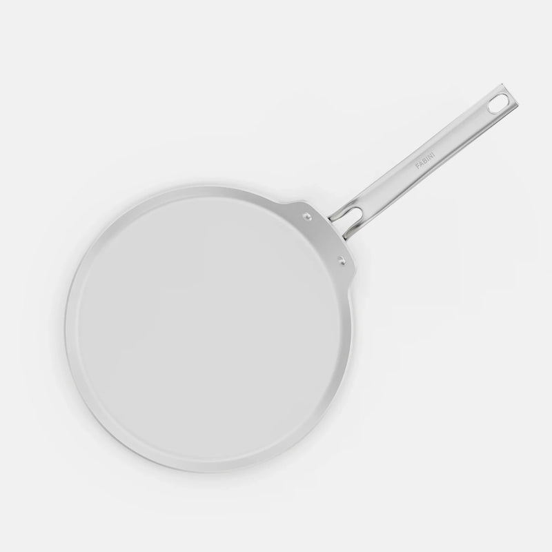 Palacsintasütő Meda 5.0 Pro, ø 28 cm - Tapadásmentes serpenyő kerámia bevonattal fedő nélkül, világosszürke