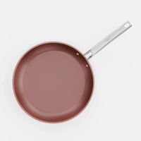 Serpenyő Meda 5.0 Pro, ø 30 cm - Tapadásmentes serpenyő kerámia bevonattal fedő nélkül, barackrózsaszín