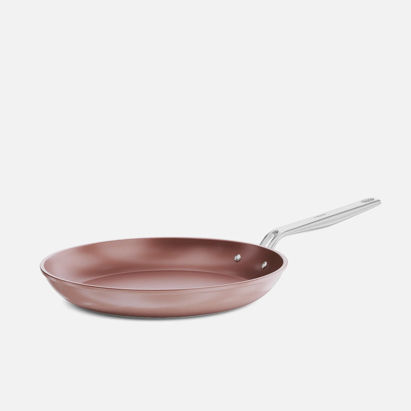 Serpenyő Meda 5.0 Pro, ø 30 cm - Tapadásmentes serpenyő kerámia bevonattal fedő nélkül, barackrózsaszín