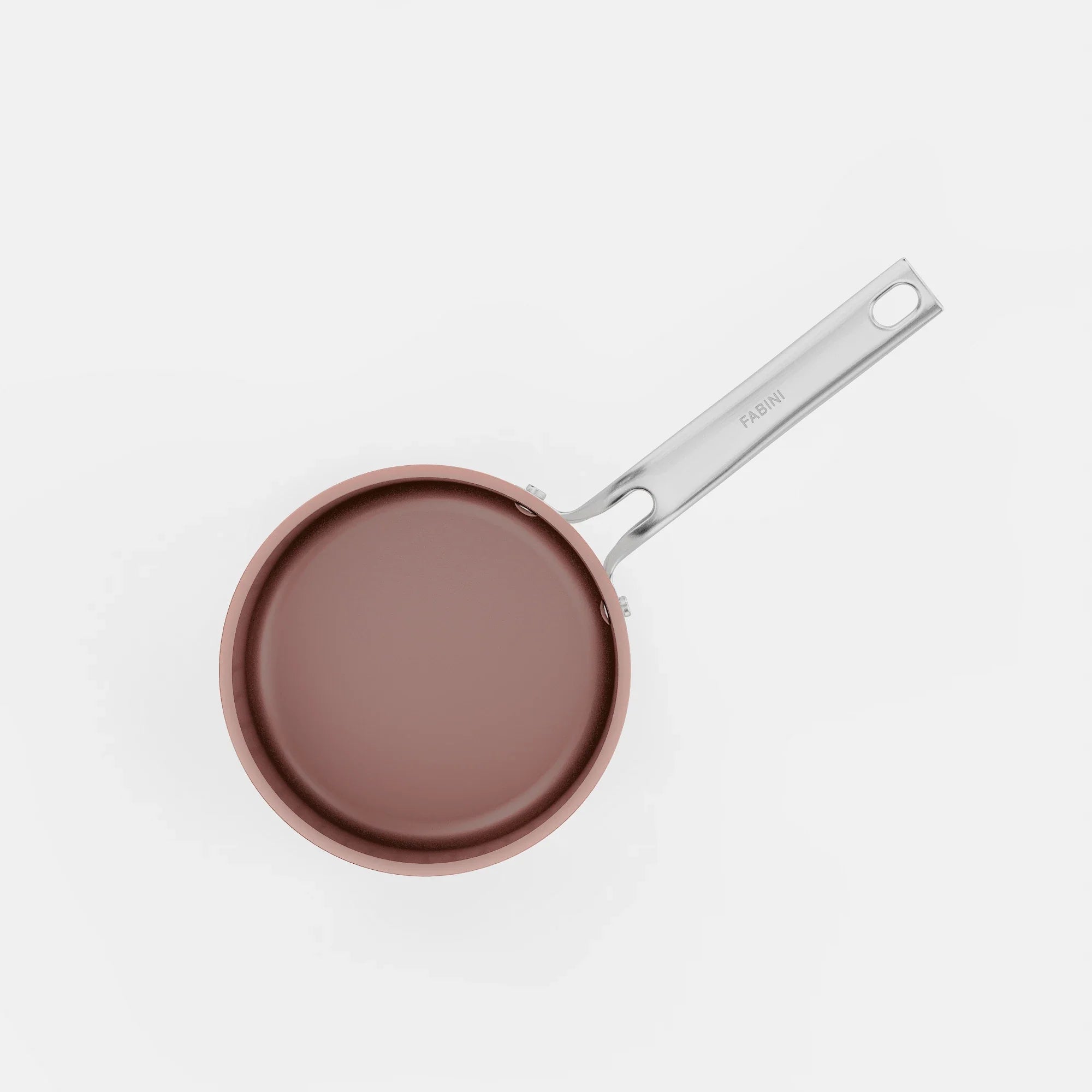 Nyeles lábas Meda 5.0 Pro, ø 16 cm (1,2 l) - Tapadásmentes nyeles lábas kerámia bevonattal fedővel, barackrózsaszín