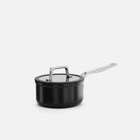 Nyeles lábas Meda 5.0 Pro, ø 16 cm (1,2 l) - Tapadásmentes nyeles lábas kerámia bevonattal fedővel, fekete