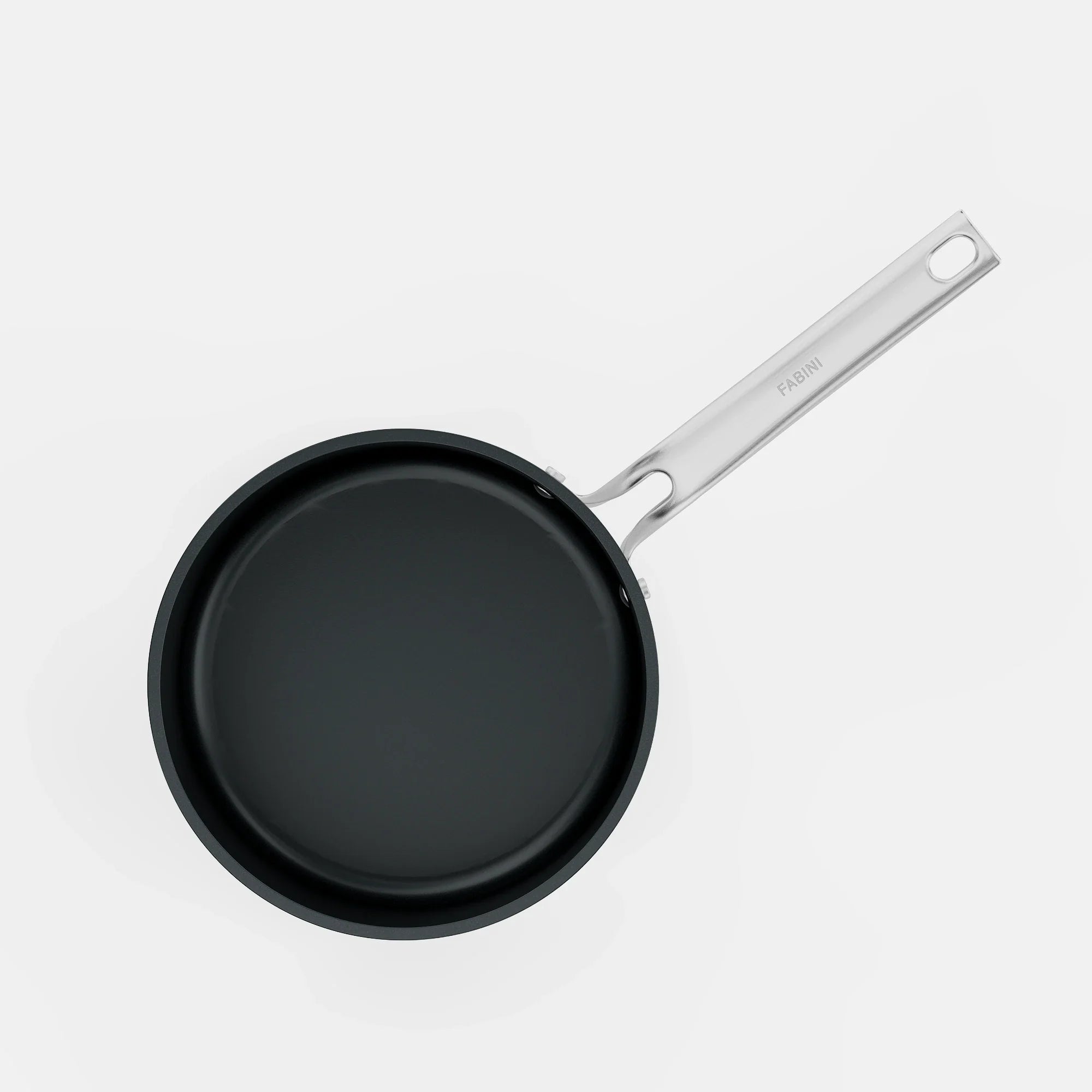 Nyeles lábas Meda 5.0 Pro, ø 20 cm (2,4 l) - Tapadásmentes nyeles lábas kerámia bevonattal fedővel, fekete