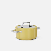 Fazék Meda 5.0 Standard, ø 20 cm (2,6 l) - Tapadásmentes kerámia bevonatú fazék fedővel, sárga