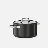 Lábas Meda 5.0 Standard, ø 24 cm (5,4 l) - Tapadásmentes kerámia bevonatú fazék fedővel, fekete