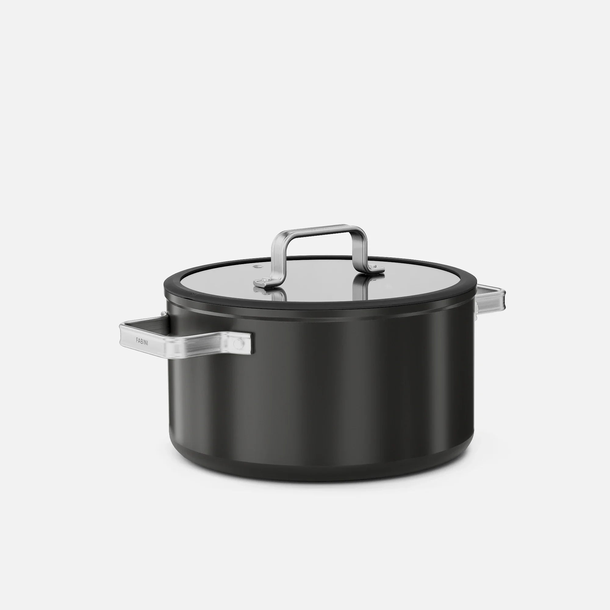 Lábas Meda 5.0 Standard, ø 24 cm (5,4 l) - Tapadásmentes kerámia bevonatú fazék fedővel, fekete