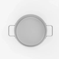 Lábas Meda 5.0 Standard, ø 24 cm (5,4 l) - Tapadásmentes kerámia bevonatú fazék fedővel, krémszínű