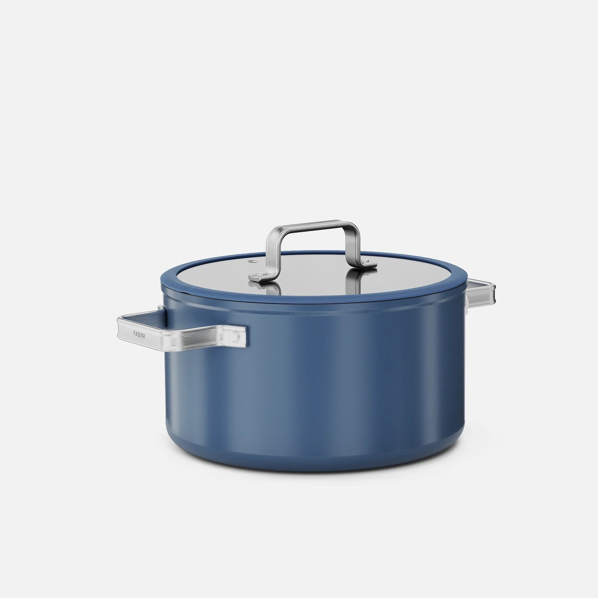 Lábas Meda 5.0 Standard, ø 24 cm (5,4 l) - Tapadásmentes kerámia bevonatú fazék fedővel, kék