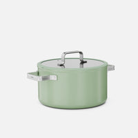Lábas Meda 5.0 Standard, ø 24 cm (5,4 l) - Tapadásmentes kerámia bevonatú fazék fedővel, zsályazöld