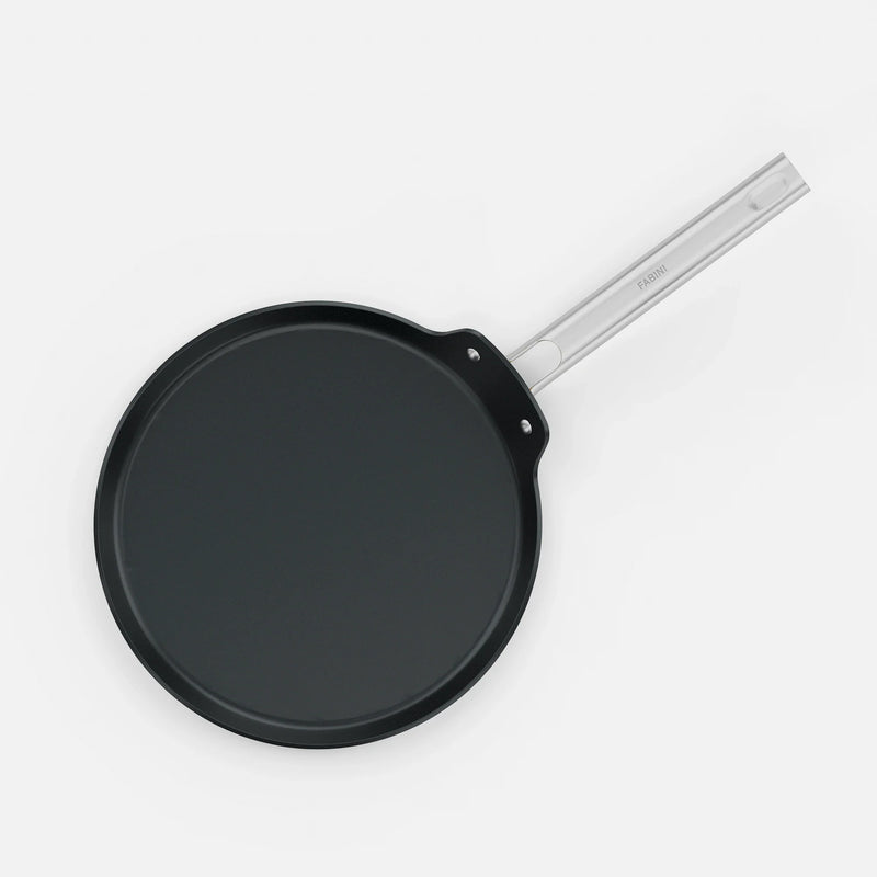 Palacsintasütő serpenyő Meda 5.0 Standard, ø 28 cm - Tapadásmentes kerámia bevonatú serpenyő fedő nélkül, fekete