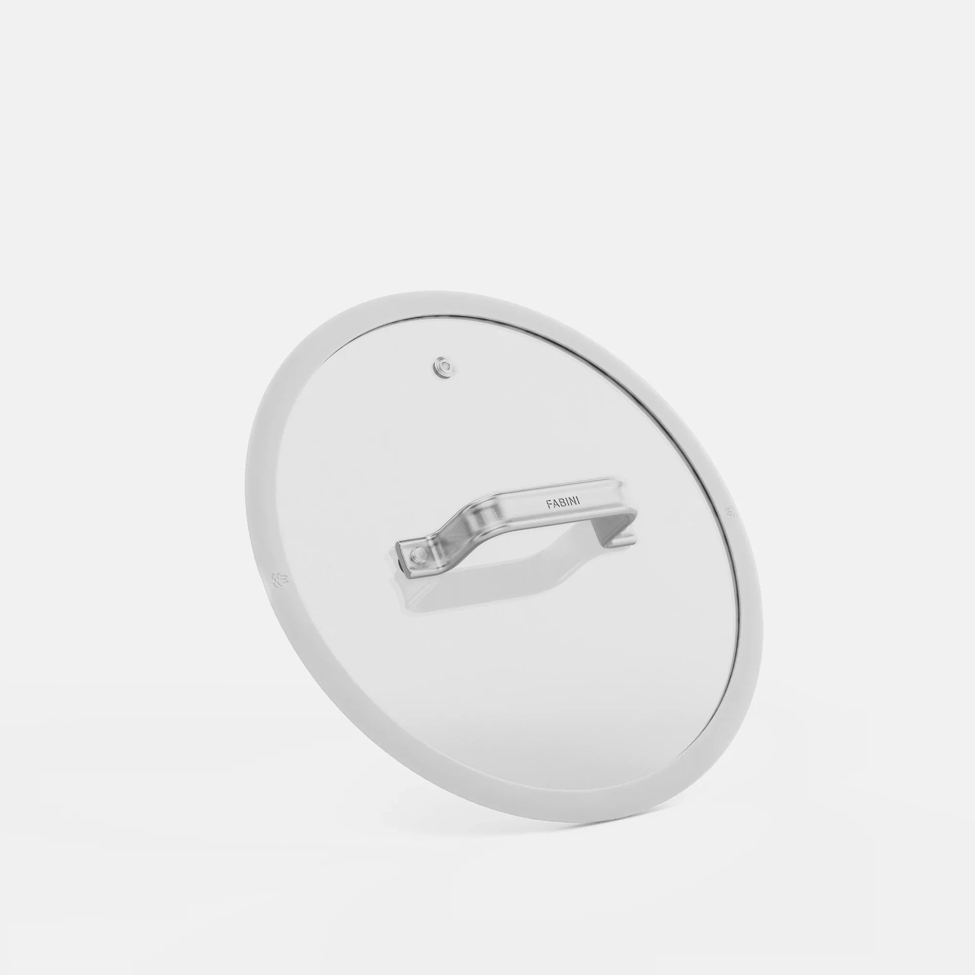 Fedő Meda 5.0 Standard, ø 24 cm - Üvegfedő szilikon peremmel, krémszínű