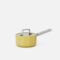 Nyeles lábas Meda 5.0 Standard, ø 16 cm (1,2 l) - Tapadásmentes kerámia bevonatú nyeles lábas fedővel, sárga