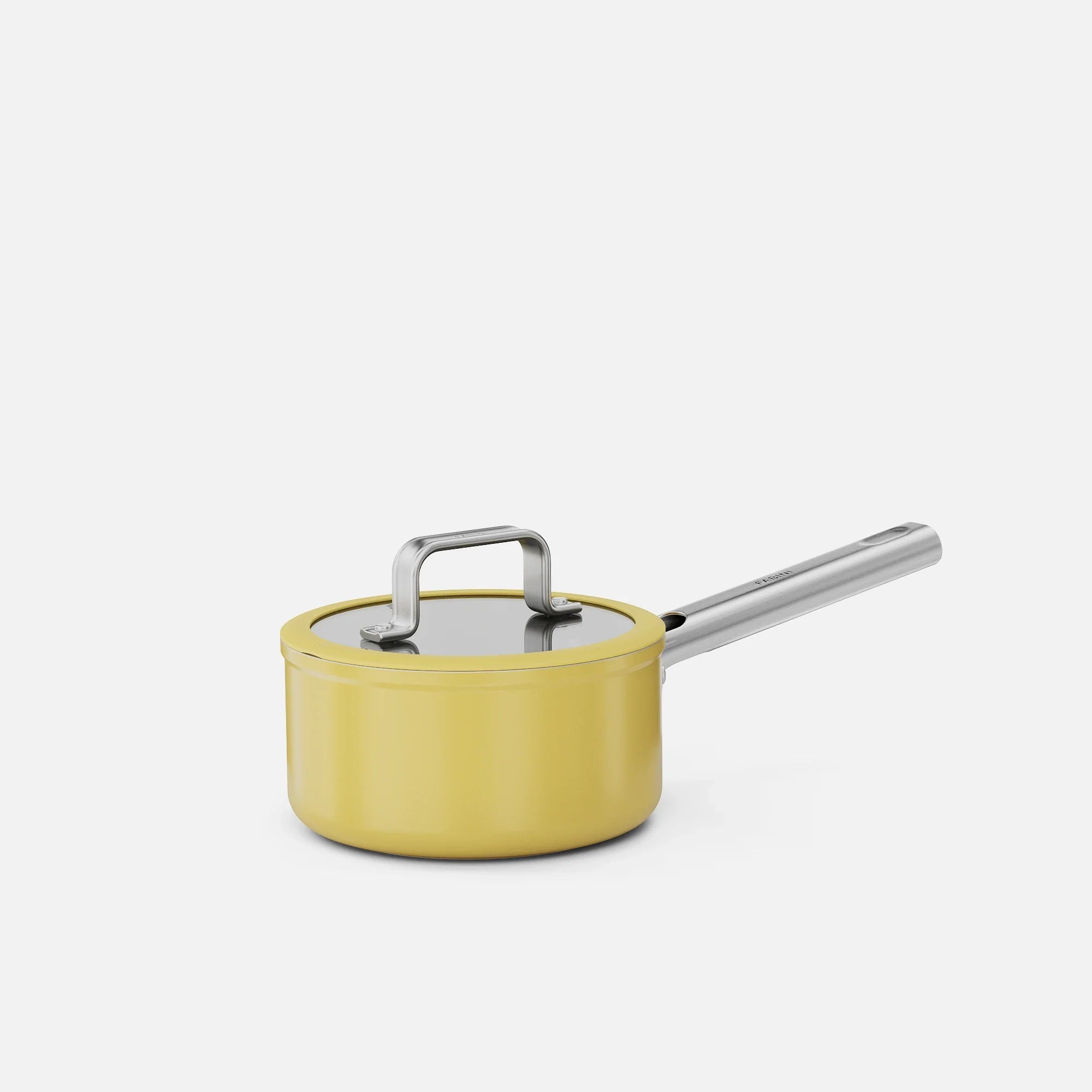 Nyeles lábas Meda 5.0 Standard, ø 16 cm (1,2 l) - Tapadásmentes kerámia bevonatú nyeles lábas fedővel, sárga