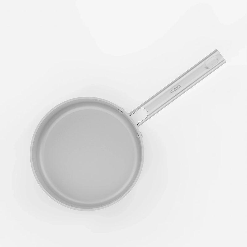Nyeles lábas Meda 5.0 Standard, ø 20 cm (2,4 l) - Tapadásmentes kerámia bevonatú nyeles lábas fedővel, krémszínű
