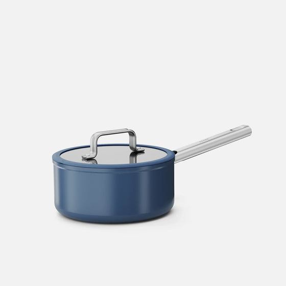 Nyeles lábas Meda 5.0 Standard, ø 20 cm (2,4 l) - Tapadásmentes kerámia bevonatú nyeles lábas fedővel, kék
