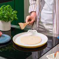 Palacsintasütő serpenyő Meda 5.0 Standard, ø 28 cm - Tapadásmentes kerámia bevonatú serpenyő fedő nélkül, sárga