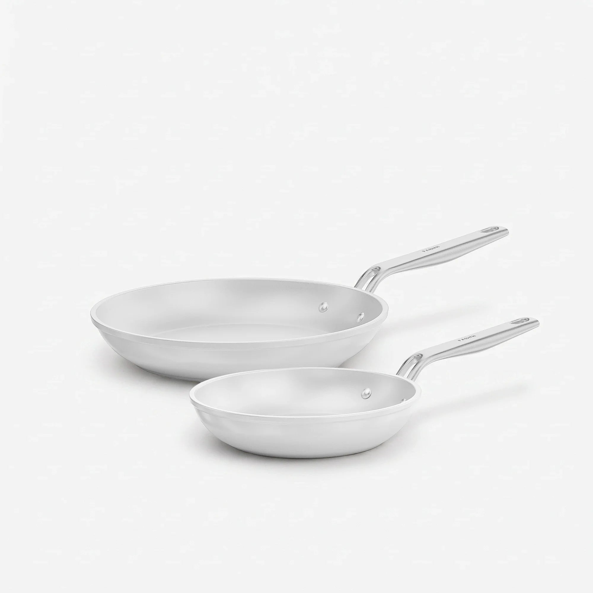 Serpenyő szett Meda 5.0 Pro, ø 20 cm + ø 26 cm, 2 db - Serpenyők tapadásmentes kerámia bevonattal, világosszürke