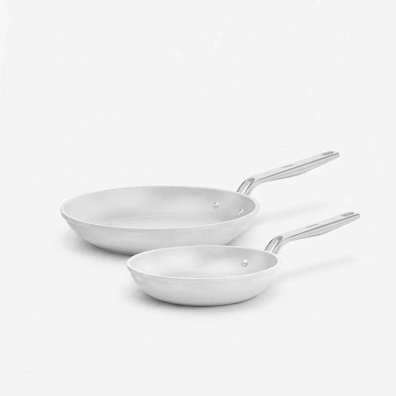 Serpenyő szett Meda 5.0 Pro, ø 20 cm + ø 26 cm, 2 db - Serpenyők tapadásmentes kerámia bevonattal, világosszürke