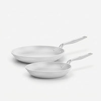 Serpenyő szett Meda 5.0 Pro, ø 24 cm + ø 28 cm, 2 db - Serpenyők tapadásmentes kerámia bevonattal, világosszürke