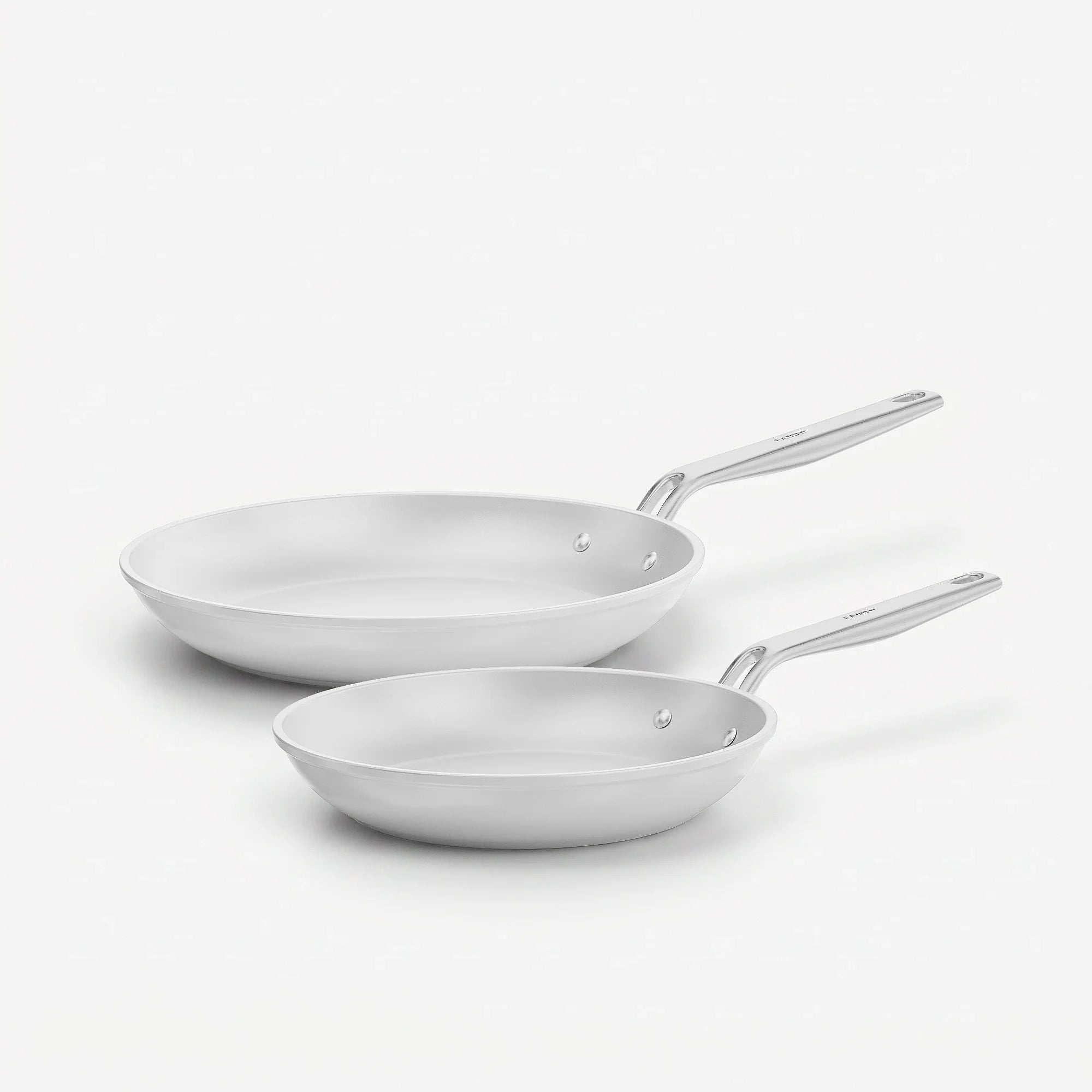 Serpenyő szett Meda 5.0 Pro, ø 24 cm + ø 28 cm, 2 db - Serpenyők tapadásmentes kerámia bevonattal, világosszürke