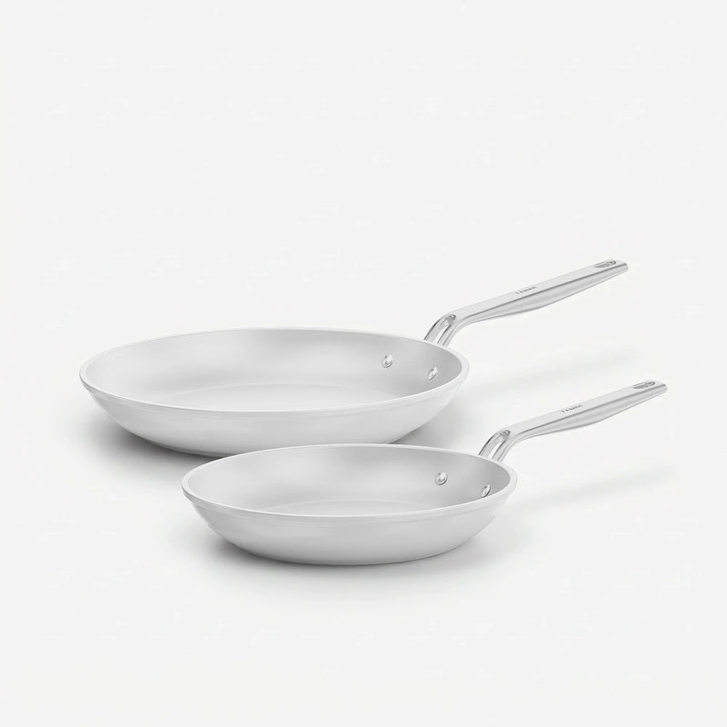 Serpenyő szett Meda 5.0 Pro, ø 24 cm + ø 28 cm, 2 db - Serpenyők tapadásmentes kerámia bevonattal, világosszürke
