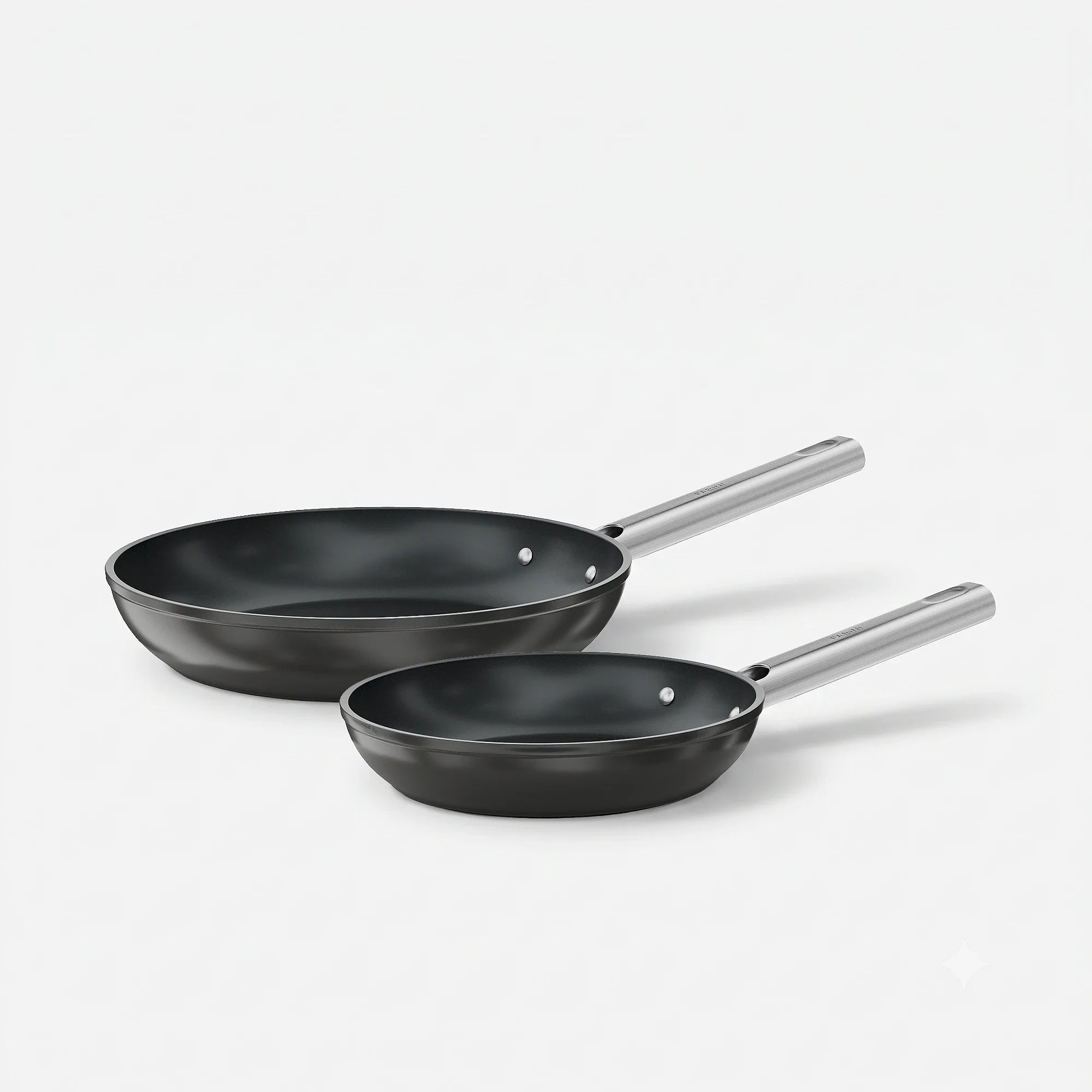 Serpenyő készlet Meda 5.0 Standard, ø 20 cm + ø 26 cm, 2 db - Tapadásmentes kerámia bevonatú serpenyők, fekete