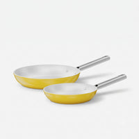 Serpenyő készlet Meda 5.0 Standard, ø 20 cm + ø 26 cm, 2 db - Tapadásmentes kerámia bevonatú serpenyők, sárga