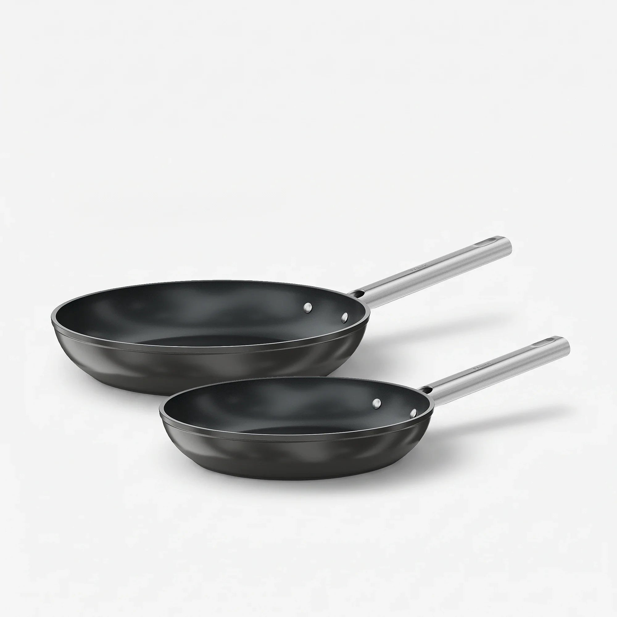 Serpenyő készlet Meda 5.0 Standard, ø 24 cm + ø 28 cm, 2 db - Tapadásmentes kerámia bevonatú serpenyők, fekete