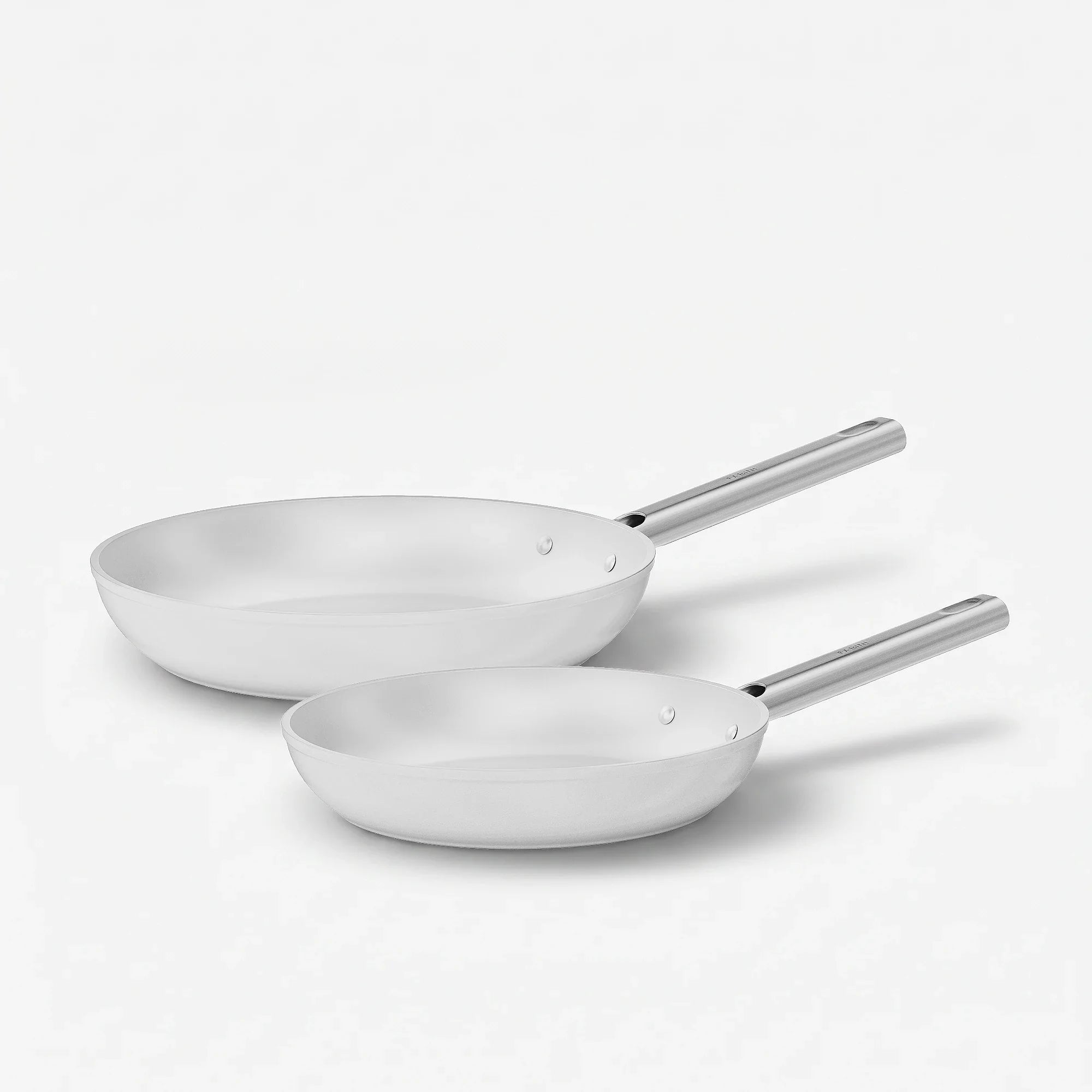 Serpenyő készlet Meda 5.0 Standard, ø 24 cm + ø 28 cm, 2 db - Tapadásmentes kerámia bevonatú serpenyők, krémszínű
