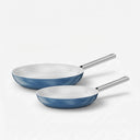 Serpenyő készlet Meda 5.0 Standard, ø 24 cm + ø 28 cm, 2 db - Tapadásmentes kerámia bevonatú serpenyők, kék