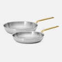 Serpenyő szett FABINI & Forejt, ø 26 cm + ø 30 cm, 2 db - Szegecs nélküli, többrétegű rozsdamentes acél serpenyők