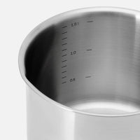 Tejforraló Solo, ø 14 cm (1,5 l) - Szegecs nélküli tejforraló többrétegű rozsdamentes acélból