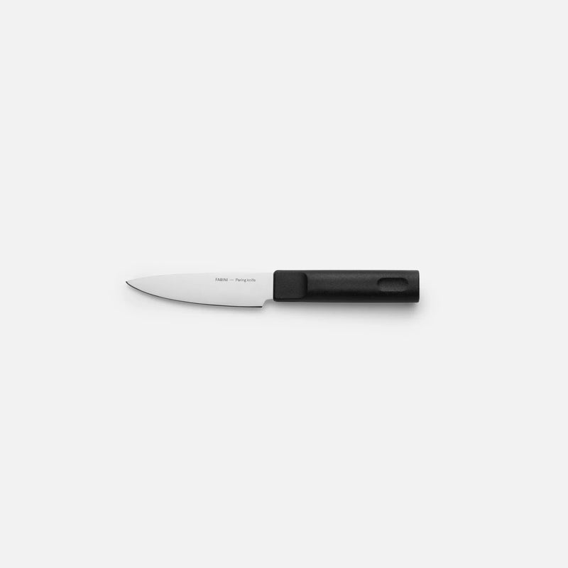 Zöldség- és tűzdelőkés Trino Economy, 10 cm - Kés német acélból, fekete
