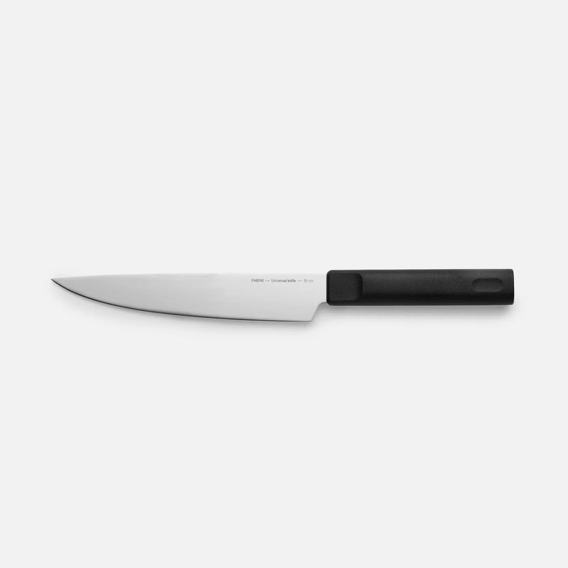 Univerzális kés Trino Economy, 19 cm - Kés német acélból, fekete