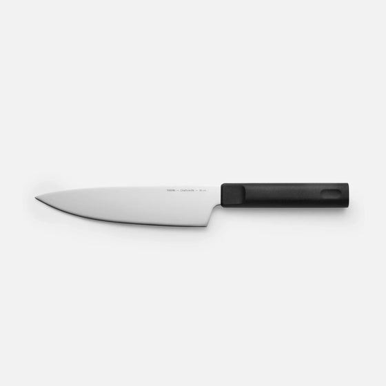 Nagy szakácskés Trino Economy, 19 cm - Kés német acélból, fekete